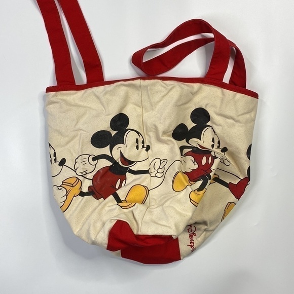 Vintage Disney Canvas Tote Mickey Mouse - Picture 4 of 14